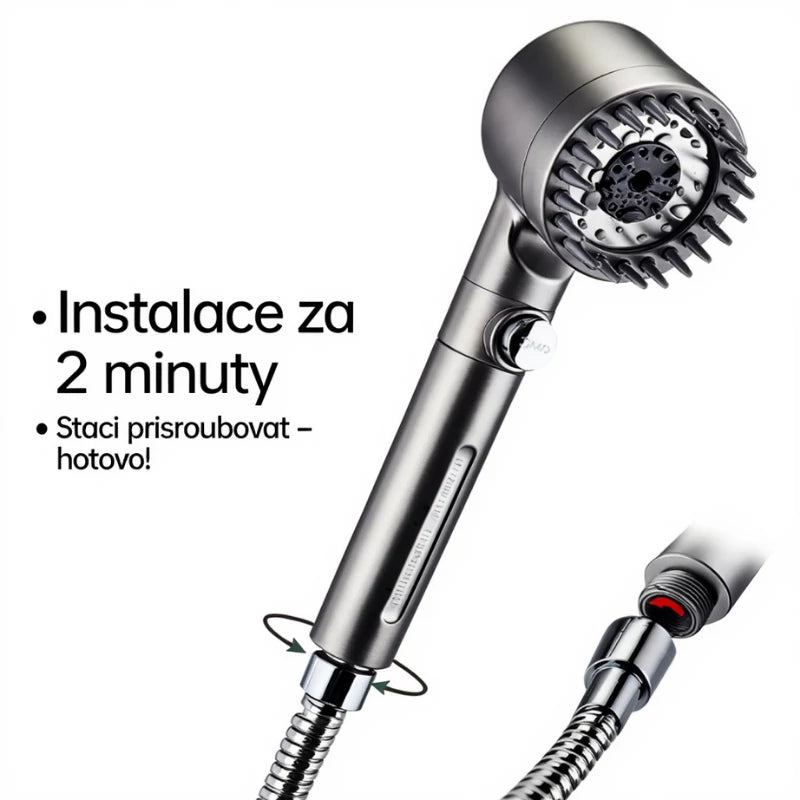 HYDROLUXE™ – Odstraňuje chlór a vodní kámen z vaší sprchy