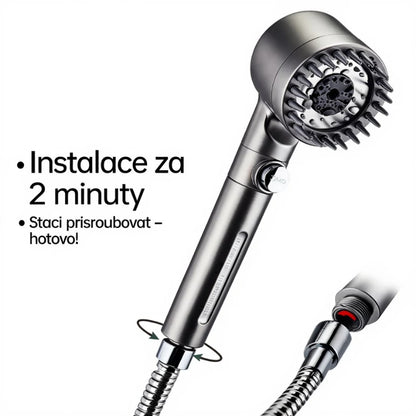 HYDROLUXE™ – Odstraňuje chlór a vodní kámen z vaší sprchy